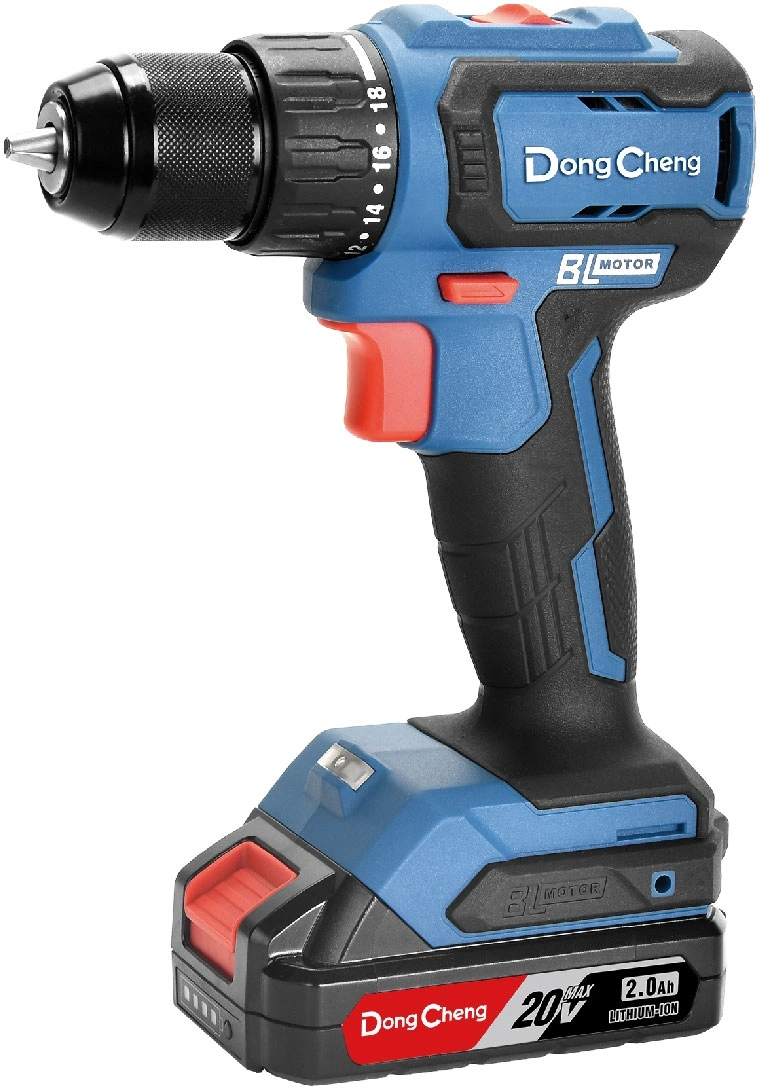 Дрель-шуруповерт DongCheng DCJZ2040 аккум. патрон:быстрозажимной (кейс в комплекте) (DCJZ2040(TYPE AM))
