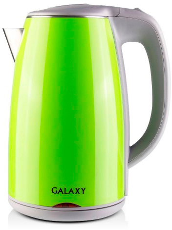 Чайник электрический Galaxy GL 0307 1.7л. 2000Вт зеленый/серый корпус: металл/пластик (ГЛ0307ГРИН)