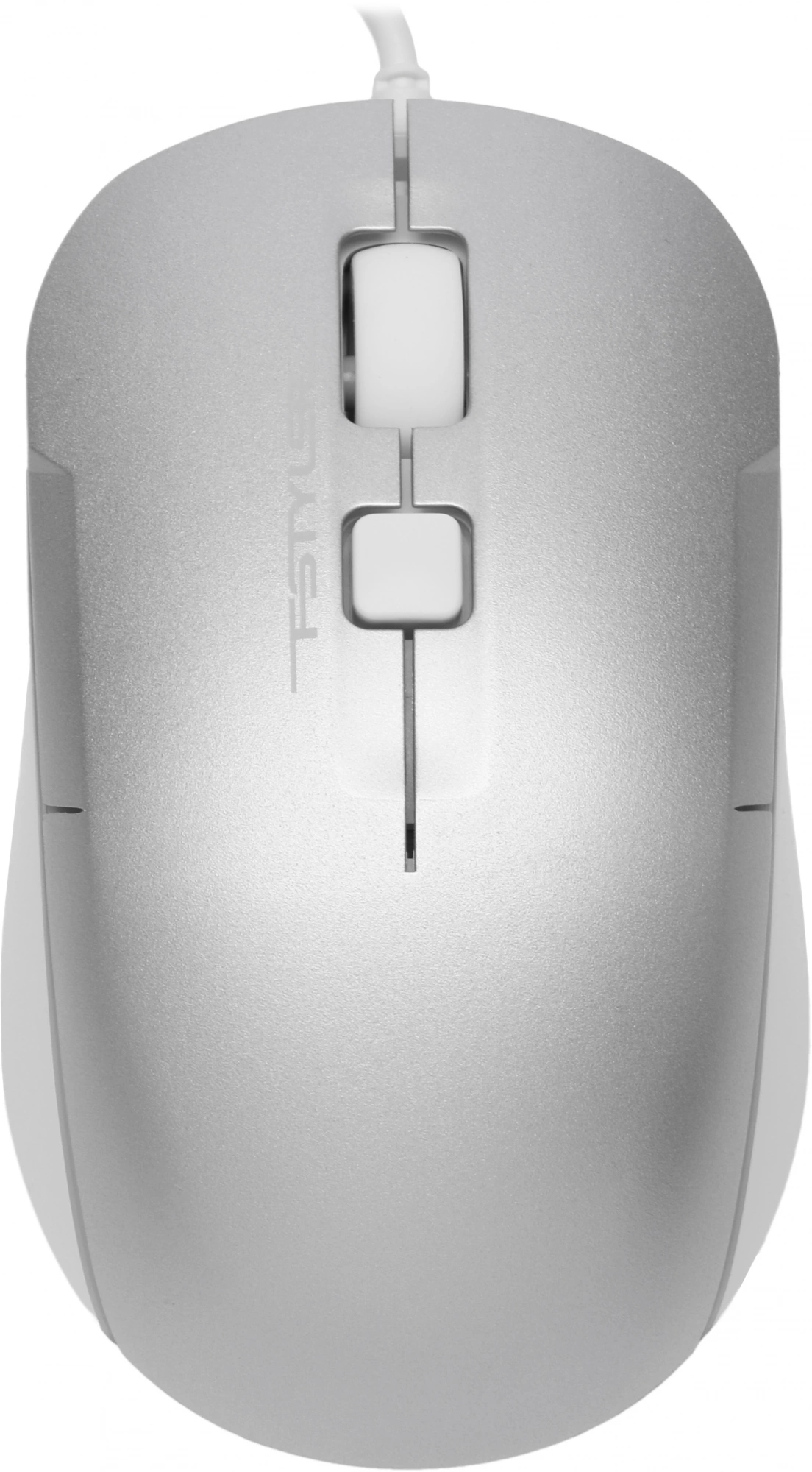 Мышь A4Tech Fstyler FM26S серебристый/белый оптическая 1600dpi silent USB для ноутбука 4but (FM26S USB (ICY WHITE))