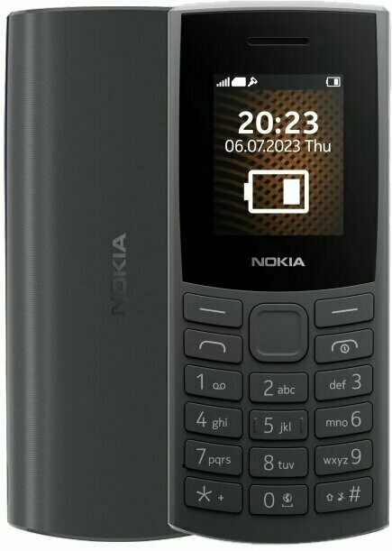 Мобильный телефон Nokia 105 (TA-1569 )SS EAC 0.048 черный моноблок 1Sim 1.8" 120x160 Series 30+ GSM900/1800 GSM1900 FM