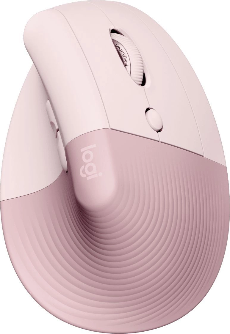 Мышь Logitech Lift розовый оптическая 4000dpi беспров. BT/Radio USB 5but (910-006487)