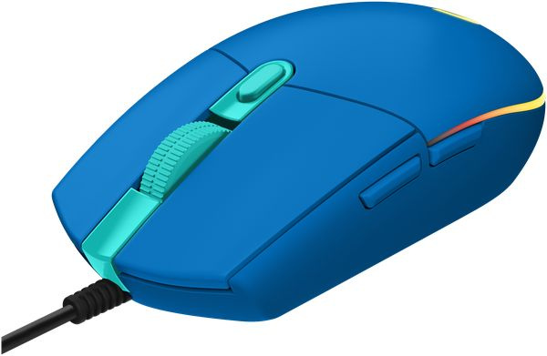 Мышь Logitech G102 LightSync синий оптическая 8000dpi USB 5but (910-005810)