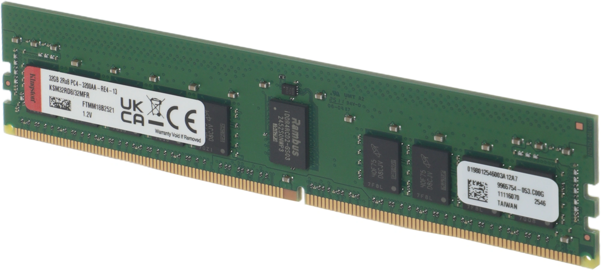 Память DDR4 Kingston KSM32RD8/32MFR 32Gb DIMM ECC Reg Original Non Pull PC4-25600 CL22 3200MHz