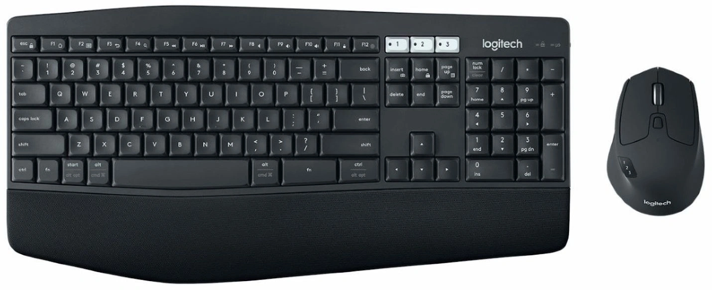 Клавиатура + мышь Logitech MK850 клав:черный мышь:черный USB беспроводная BT slim Multimedia (920-008232)