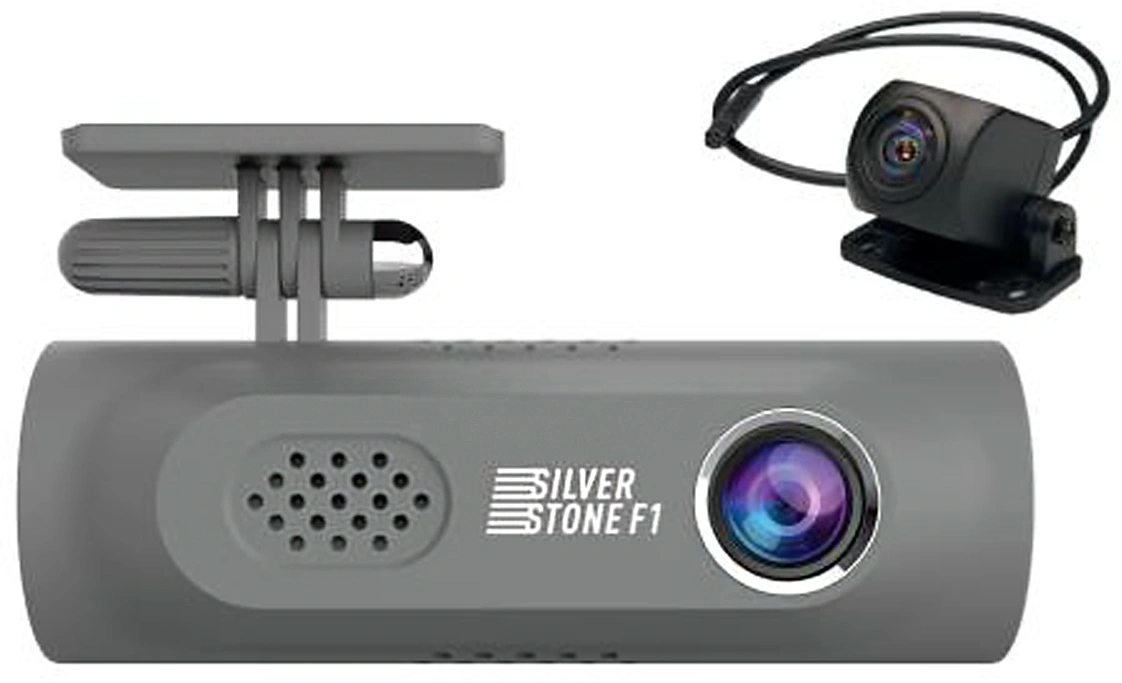 Видеорегистратор Silverstone F1 A50F FOCUS 2К DUO черный 5Mpix 1440x2560 1440p 150гр.