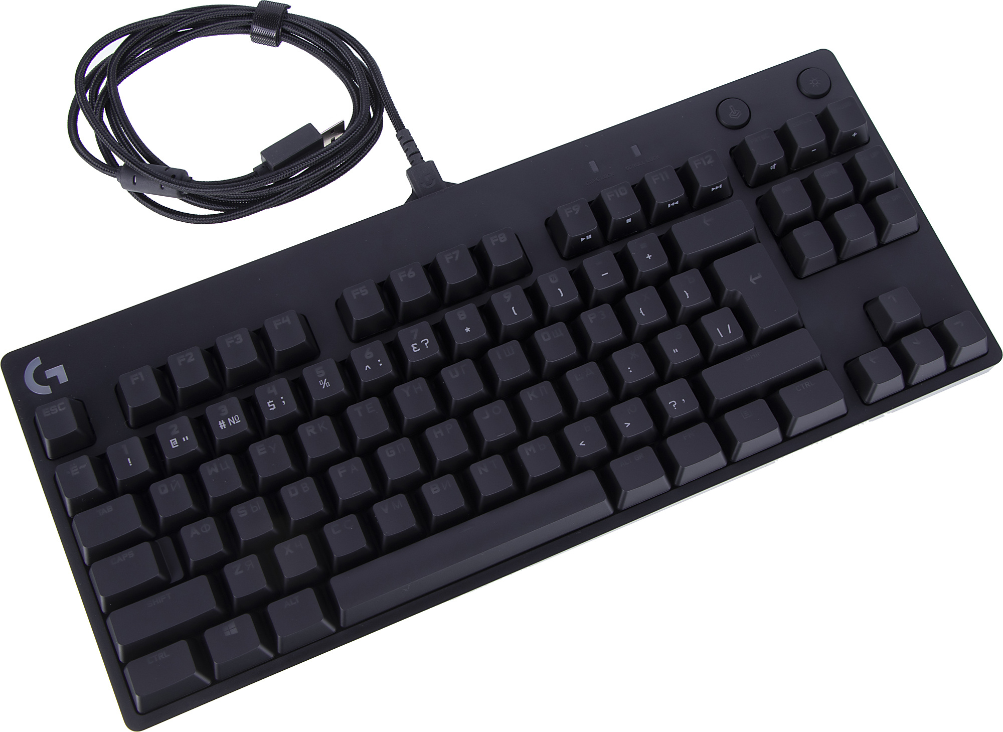 Клавиатура Logitech G Pro механическая черный USB for gamer LED (920-009393)