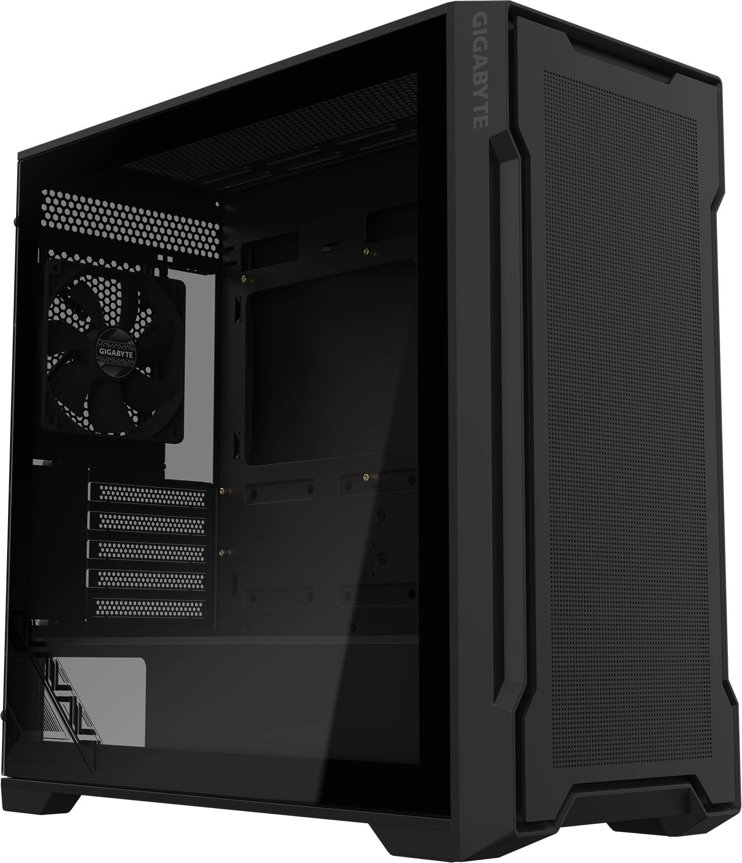 Корпус Gigabyte GB-C102G черный без БП mATX 7x120mm 4x140mm 2xUSB3.0 audio bott PSU