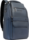 Рюкзак мужской Piquadro Solm CA7020S141/AV серо-голубой кожа