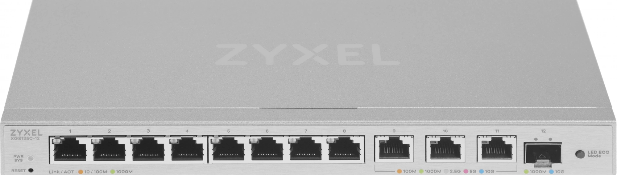 Коммутатор Zyxel XGS1250-12-ZZ0102F (L2) 8x1Гбит/с 3x10Гбит/с 1SFP+ управляемый