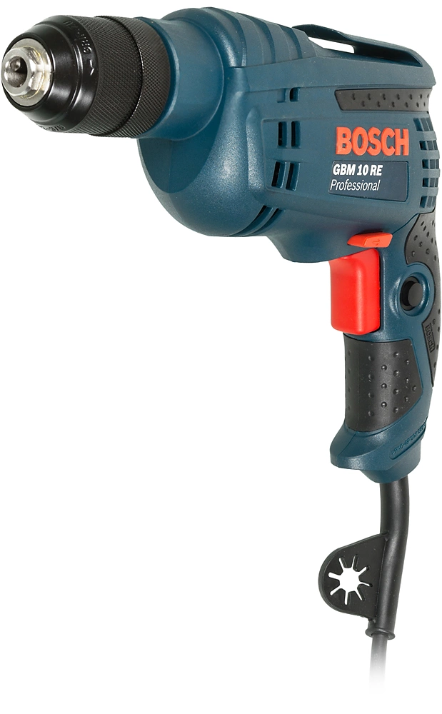 Дрель безударная Bosch GBM 10 RE 600Вт патрон:быстрозажимной реверс (0601473600)