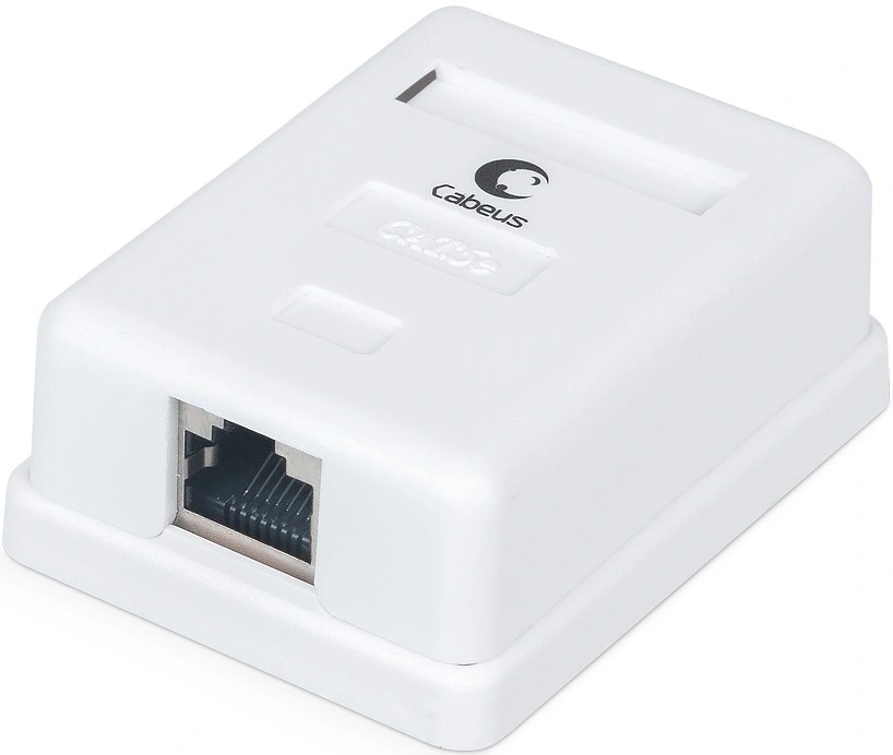 Розетка Cabeus WS-8P8C-CAT.5E-SH-1 комп.RJ45 кат.5E бронз.