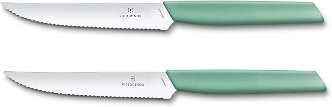 Набор ножей кухон. Victorinox Swiss Modern 6.9006.11W43B компл.:2предм. зеленый блистер