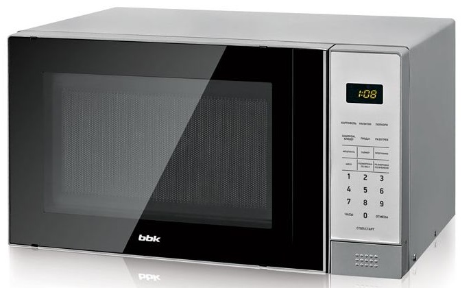 Микроволновая Печь BBK 20MWS-729S/BS 20л. 700Вт серебристый/черный