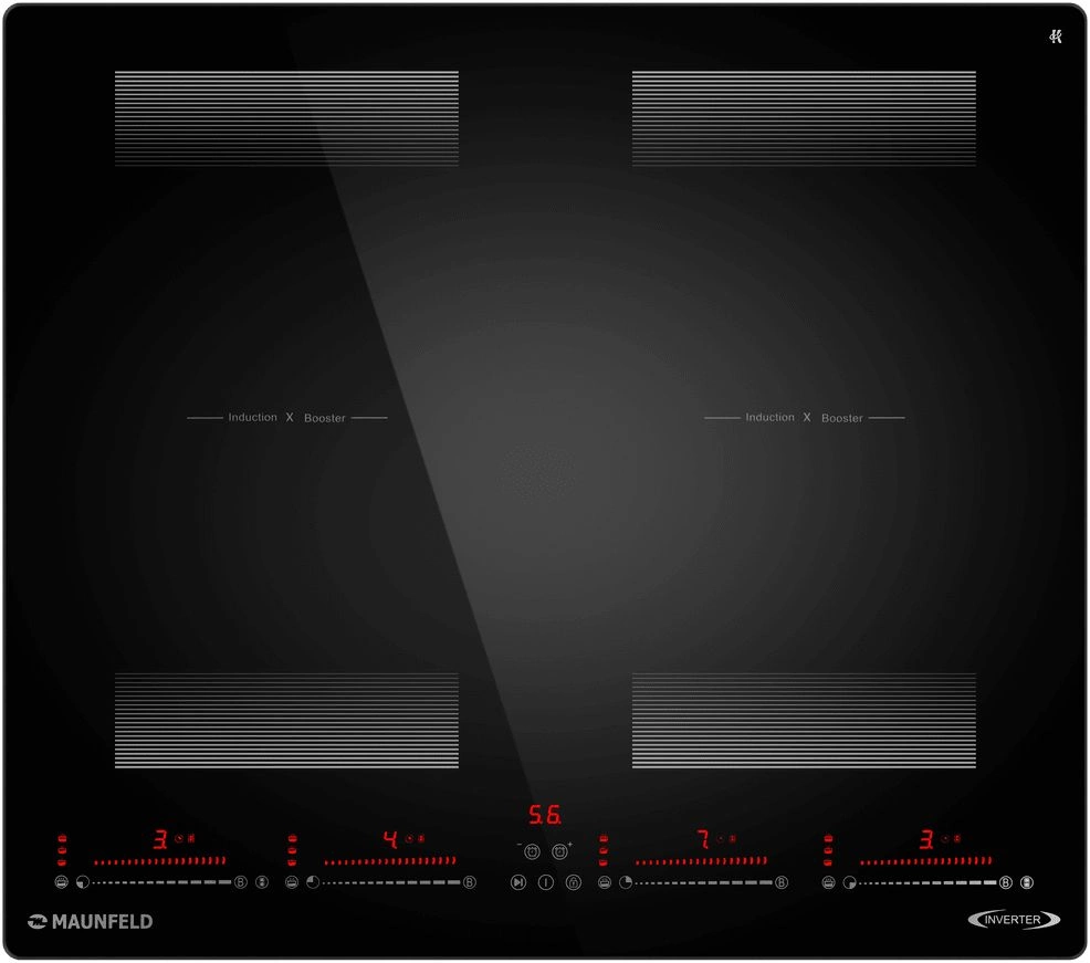 Индукционная варочная поверхность Maunfeld CVI594SF2BKD Inverter черный