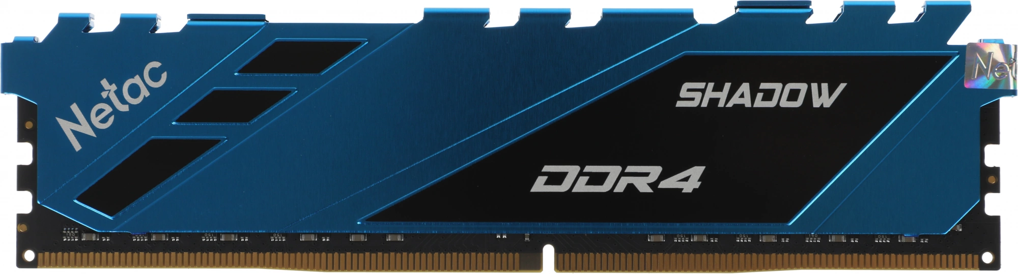 Память DDR4 16GB 2666MHz Netac NTSDD4P26SP-16B Shadow RTL Gaming PC4-21300 CL19 DIMM 288-pin 1.2В с радиатором Ret