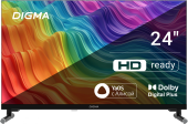 Телевизор LED Digma 24" DM-LED24SBB32 Яндекс.ТВ Frameless черный/черный HD 60Hz DVB-T DVB-T2 DVB-C DVB-S DVB-S2 USB WiFi Smart TV