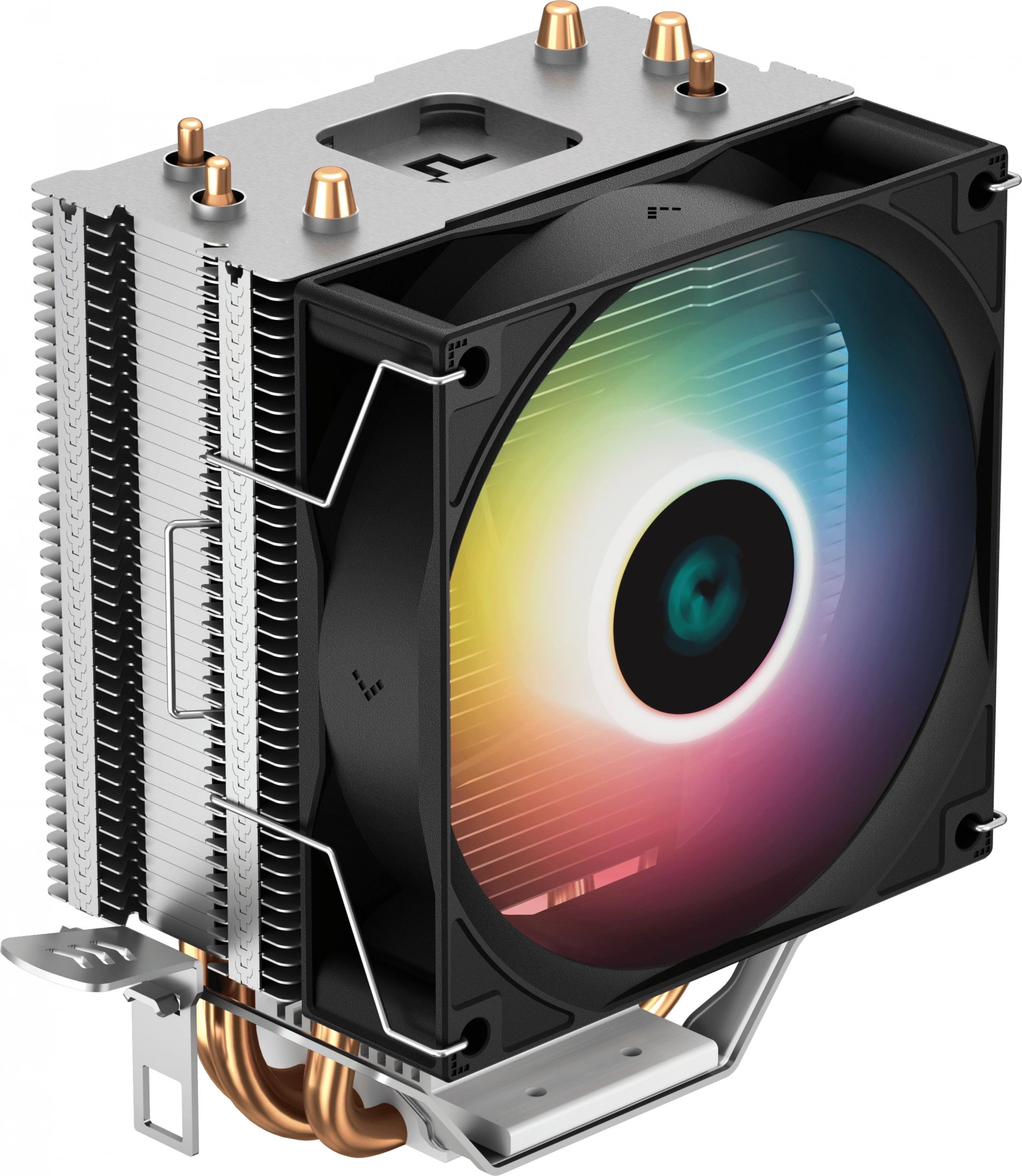 Устройство охлаждения(кулер) Deepcool AG300 LED Soc-AM5/AM4/1151/1200/1700 черный 4-pin 18-31dB Al+Cu 150W 350gr Ret (R-AG300-BKLNMN-G)