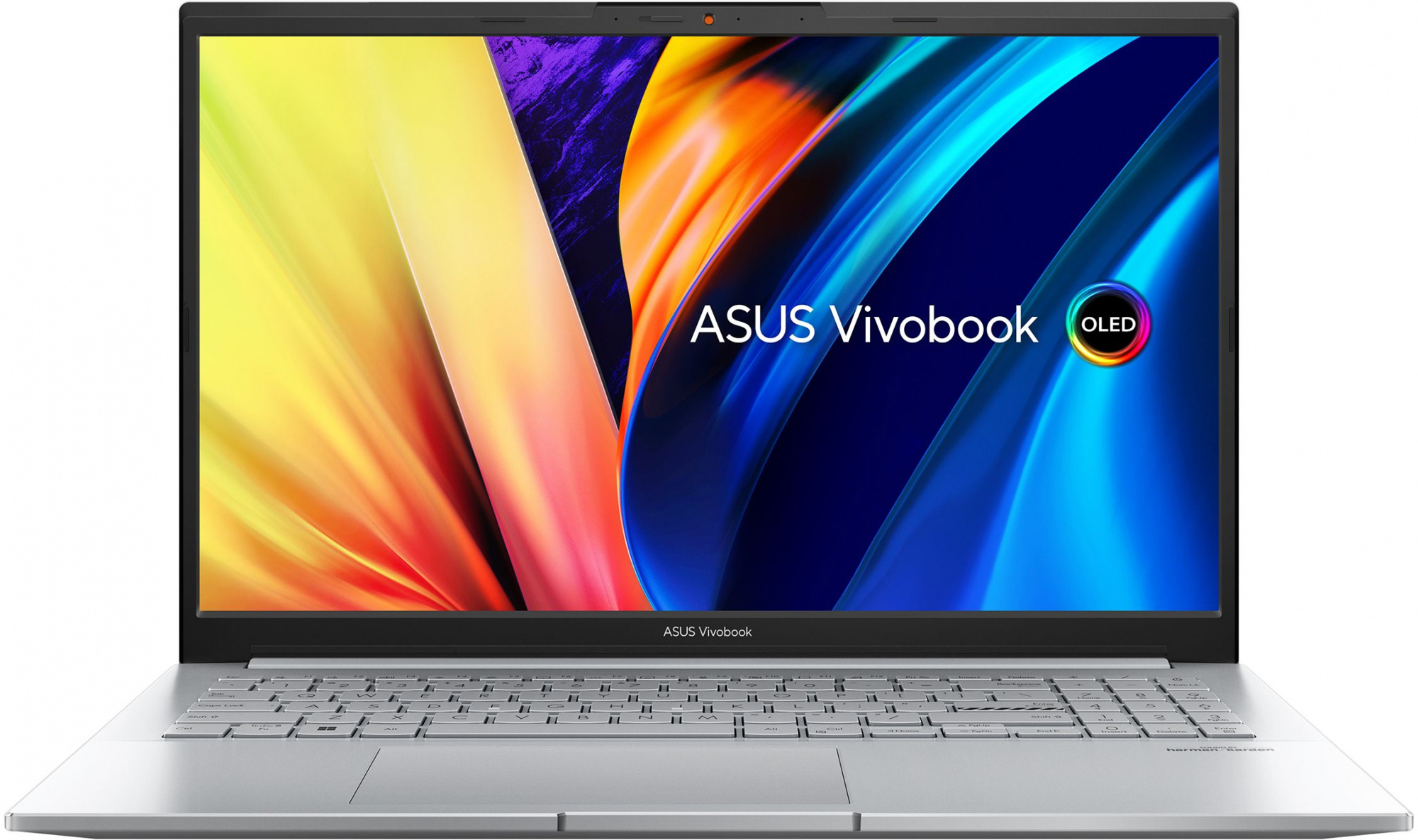Ноутбук Asus Vivobook Pro 15 OLED M6500XU-MA106 Ryzen 9 7940HS 16Gb SSD1Tb NVIDIA GeForce RTX4050 6Gb 15.6" OLED 2.8K (2880x1620) noOS silver WiFi BT Cam (90NB1202-M00440)