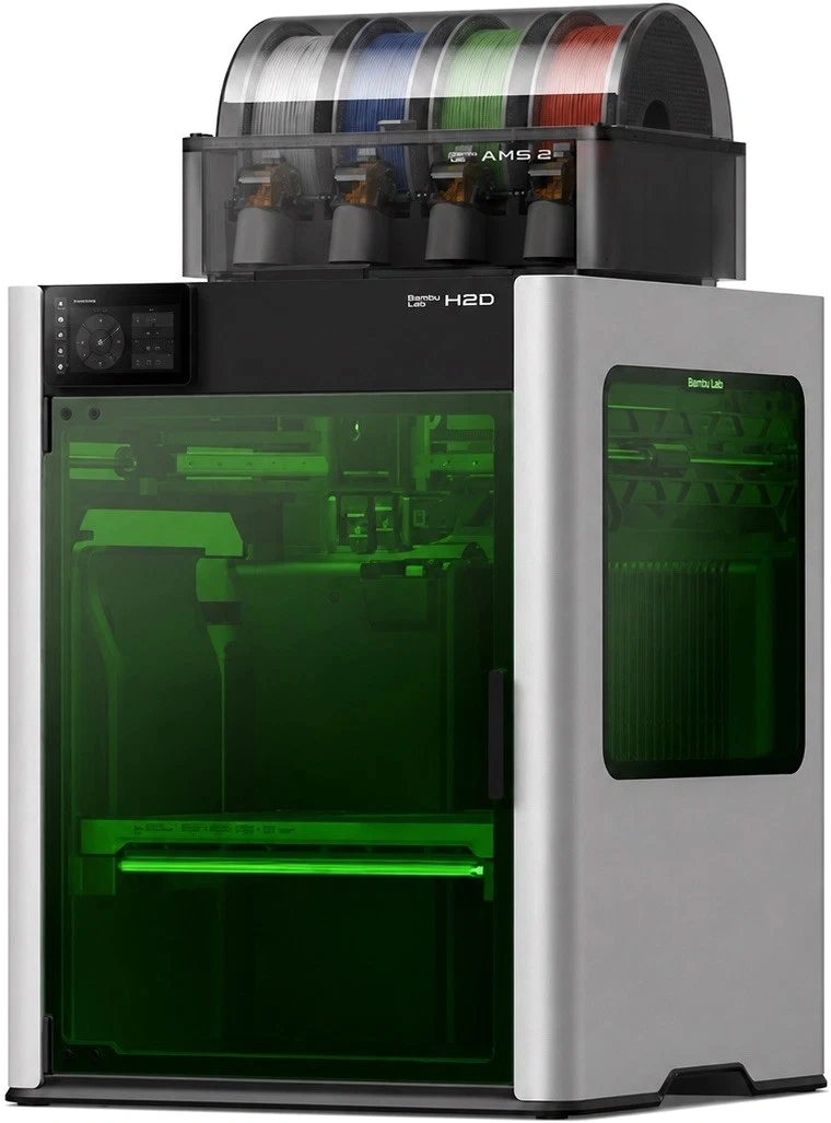 Принтер 3D Bambu Lab H2D Laser Full Combo, 40 Вт 350x320x325мм ABS/PLA/PETG/ASA/Carbon/TPU