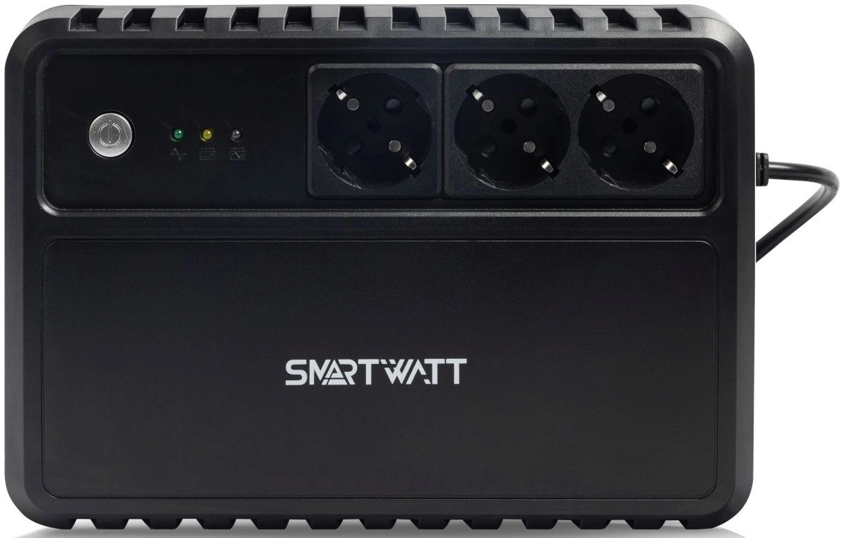 Источник бесперебойного питания Smartwatt SAFE 400 240Вт 400ВА черный