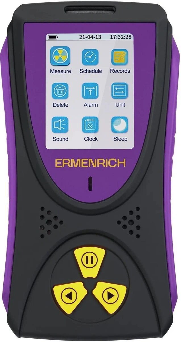 Дозиметр Ermenrich Ping RD50 фиолетовый/черный (84641)