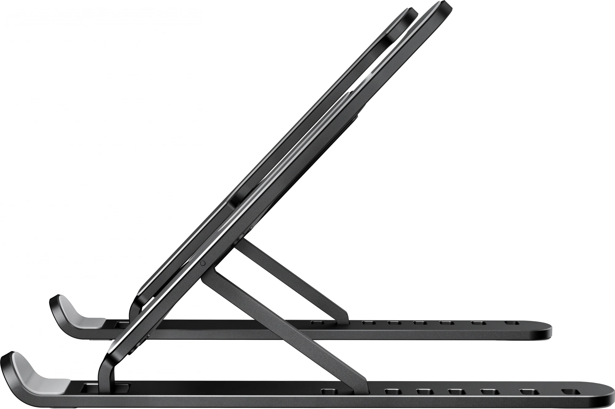 Подставка для ноутбука Buro BU-LS100 260x20x60мм 220г пластик ABS черный