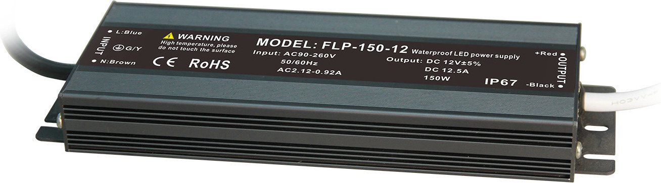 Блок питания Gauss 202022150 пониж. для лен.светод. черный