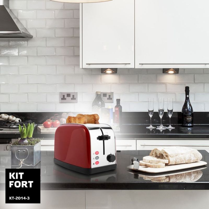 Тостер Kitfort КТ-2014-3 850Вт красный