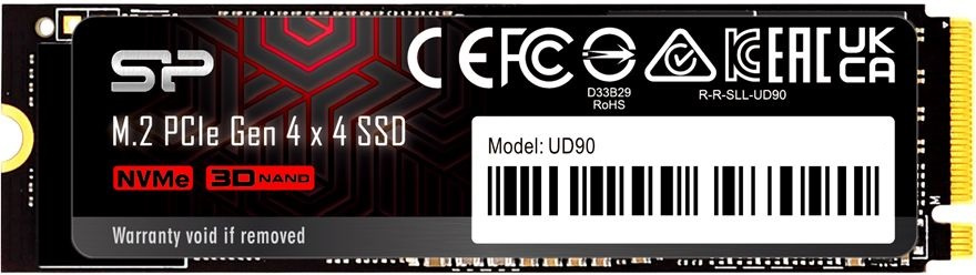 Накопитель SSD Silicon Power PCIe 4.0 x4 1TB SP01KGBP44UD9005 M-Series UD90 M.2 2280