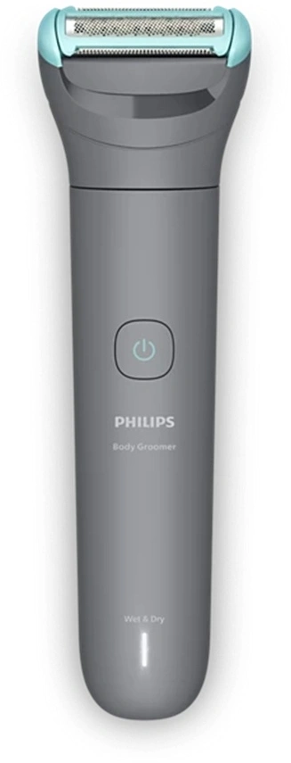 Триммер Philips Series 3000 BG3480/15 серый/бирюзовый (насадок в компл:2шт)