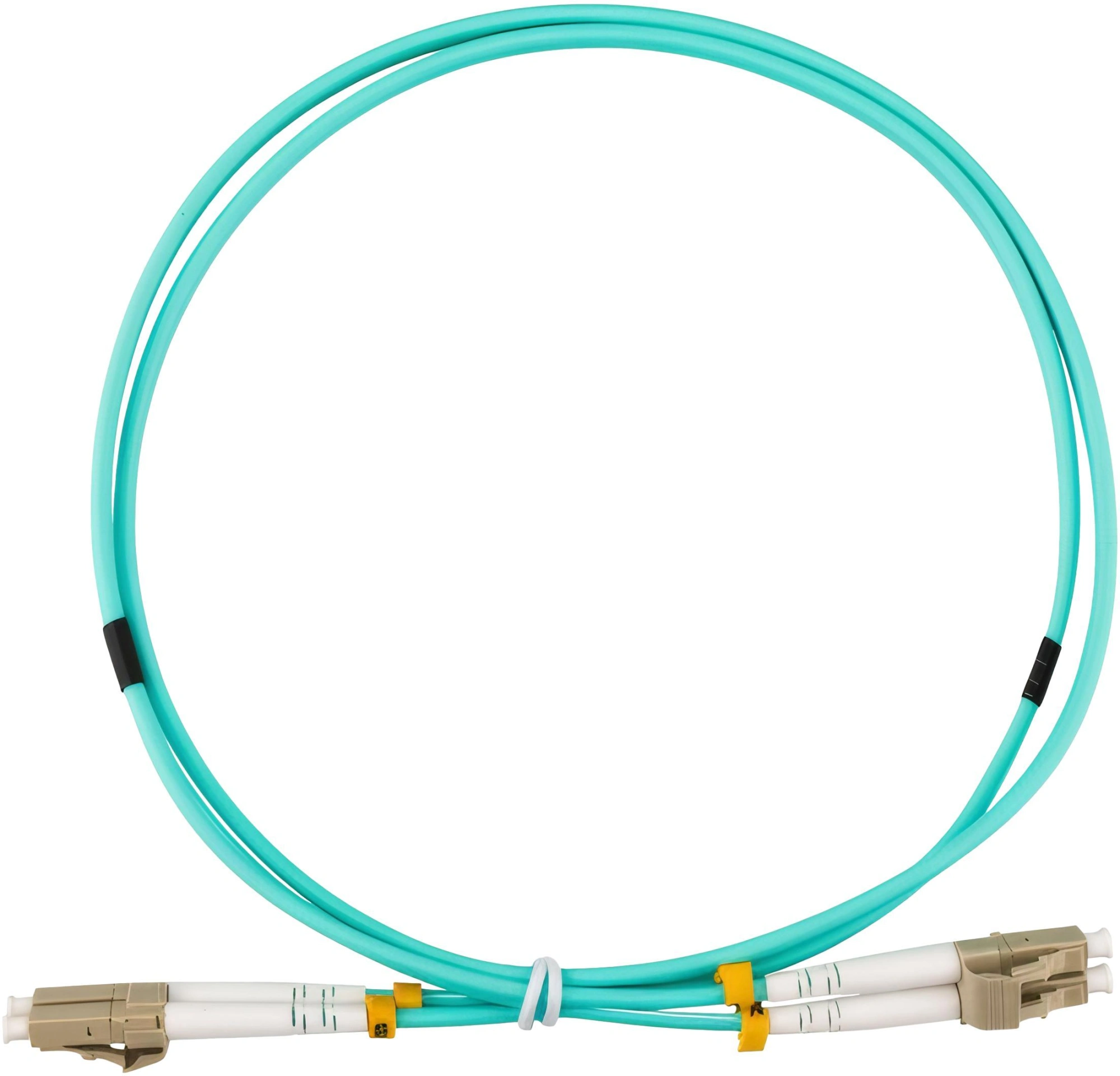 Патч-корд Rexant 50-2511-10 2x50/125 OM3 LC дуплекс-LC дуплекс 10м LSZH бирюзовый