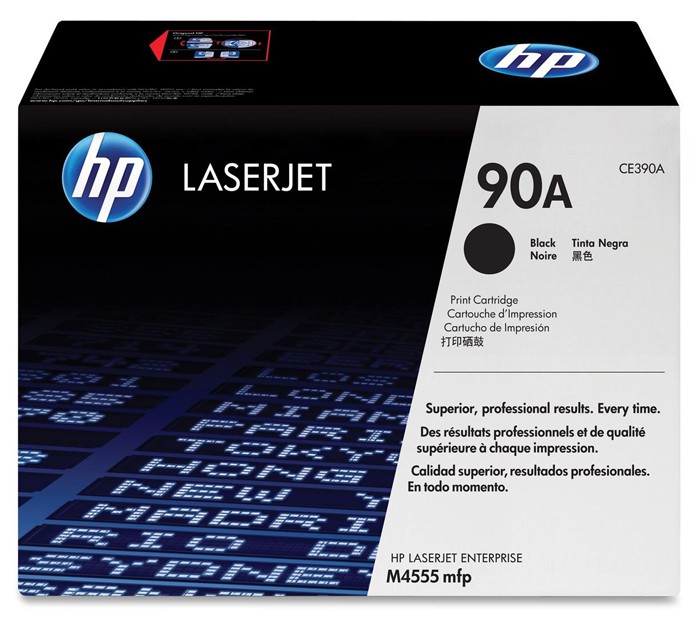 Картридж лазерный HP 90A CE390A черный (10000стр.) для HP LJ M4555MFP