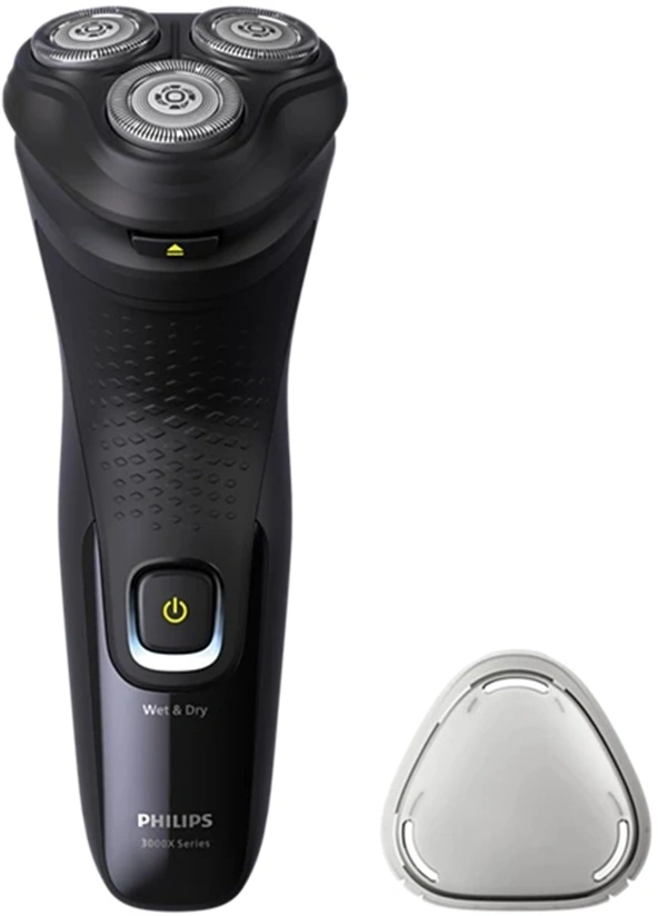 Бритва роторная Philips 3000X Series X3021/00 реж.эл.:3 питан.:аккум. черный