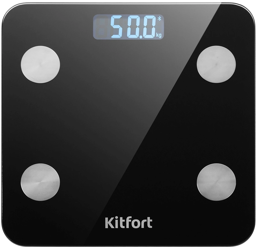 Весы напольные электронные Kitfort КТ-805 макс.180кг черный