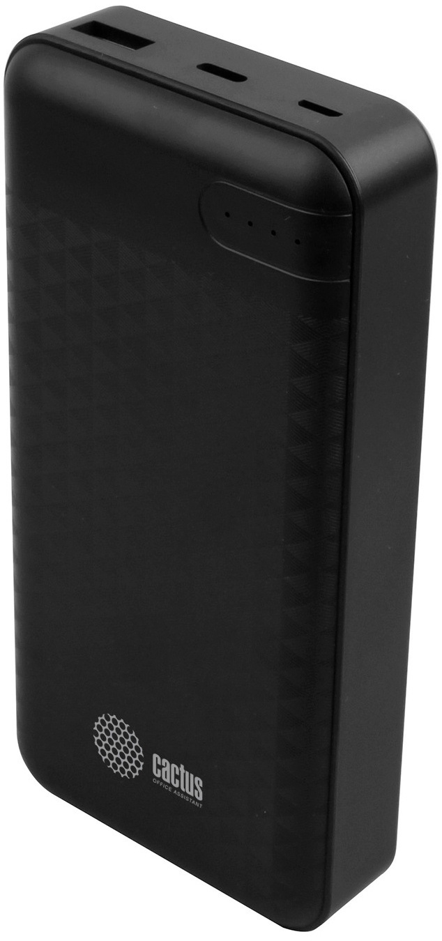 Мобильный аккумулятор Cactus CS-PBFSET-20000 20000mAh 2.1A 1xUSB черный