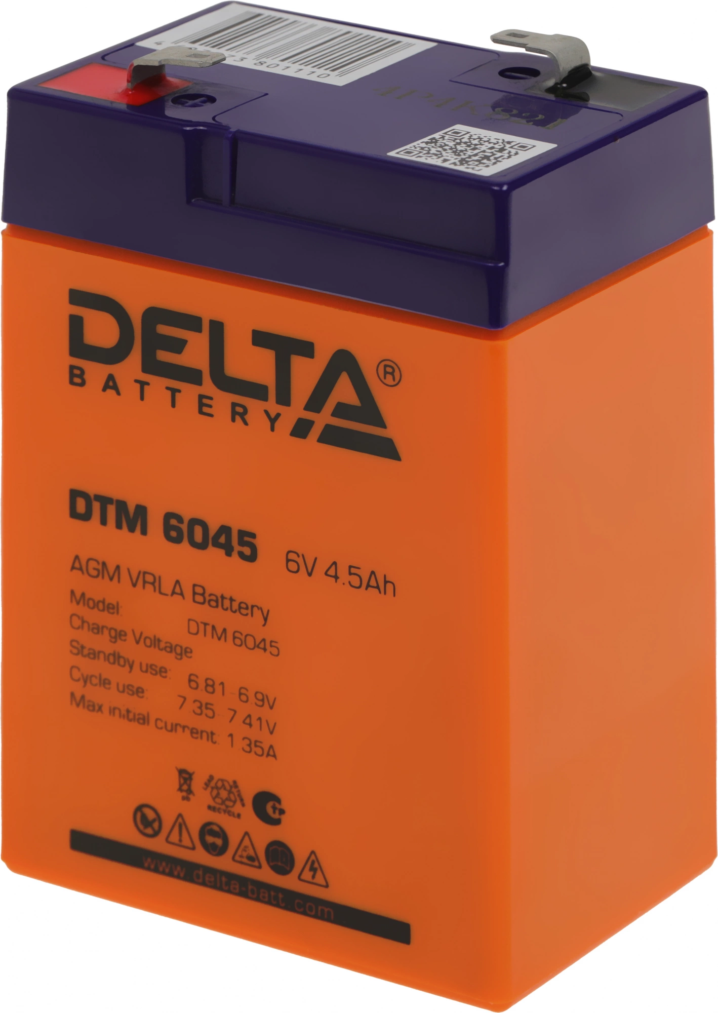 Батарея для ИБП Delta DTM 6045 6В 4.5Ач