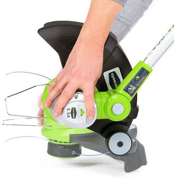 Триммер электрический Greenworks GST5033M 500Вт неразбор.штан. реж.эл.:леска