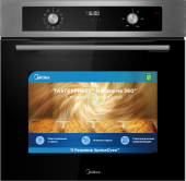 Духовой шкаф Электрический Midea MO69103X серебристый/черный