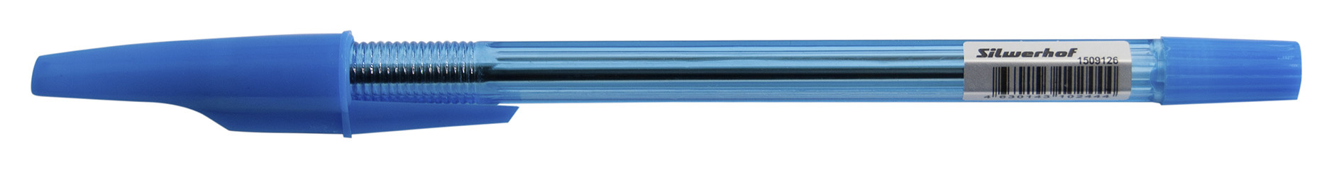Ручка шариков. Silwerhof Style T синий d=0.7мм син. черн. сменный стержень линия 0.5мм