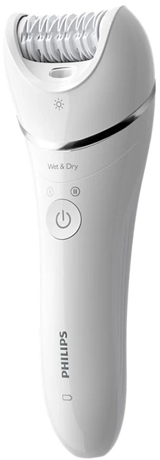 Эпилятор Philips BRE700/01 скор.:2 насад.:2 от аккум. белый