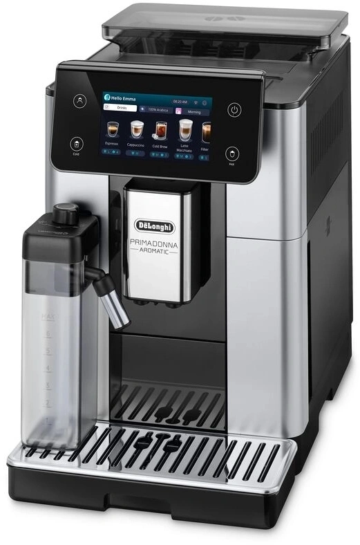 Кофемашина Delonghi Primadonna Aromatic ECAM630.55.SM 1450Вт черный/серебристый