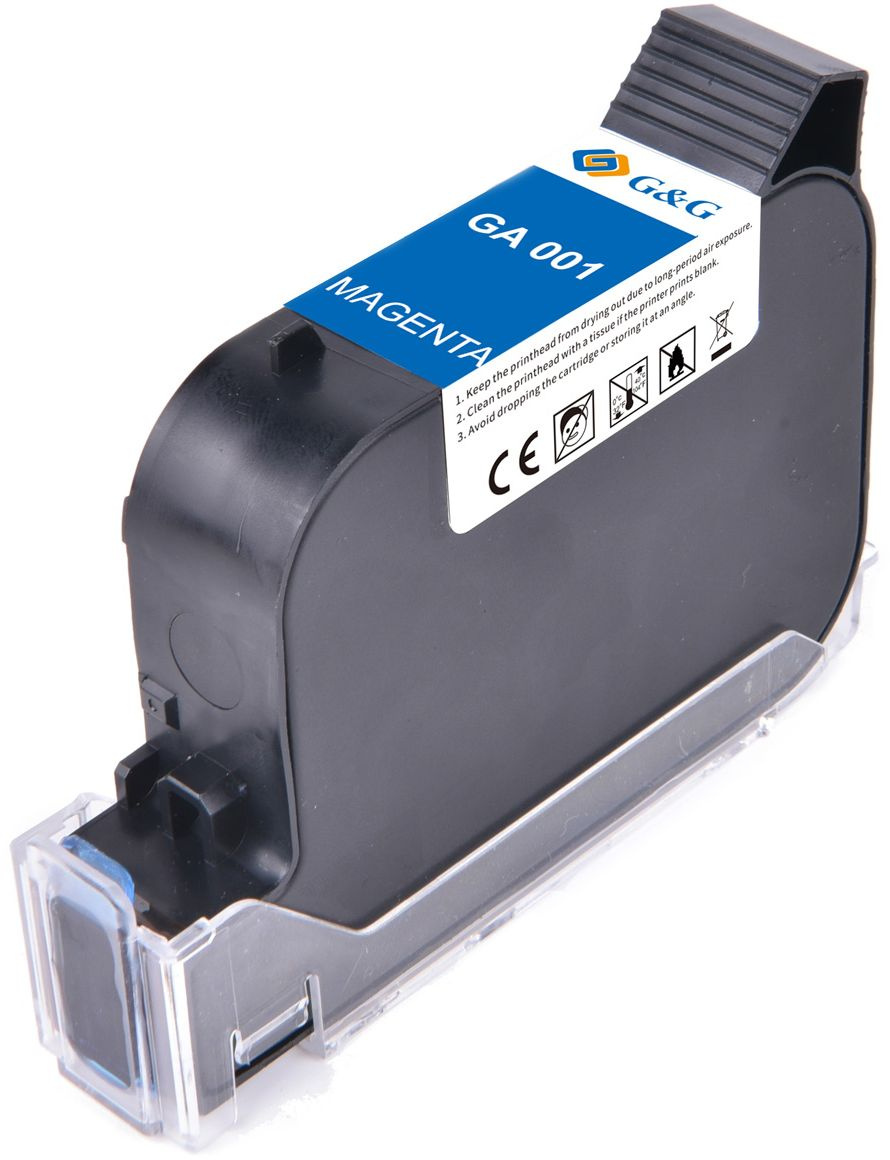 Картридж струйный G&G GA-001M пурп.пигм. (42мл) для G&G GG-HH1001 с чипом