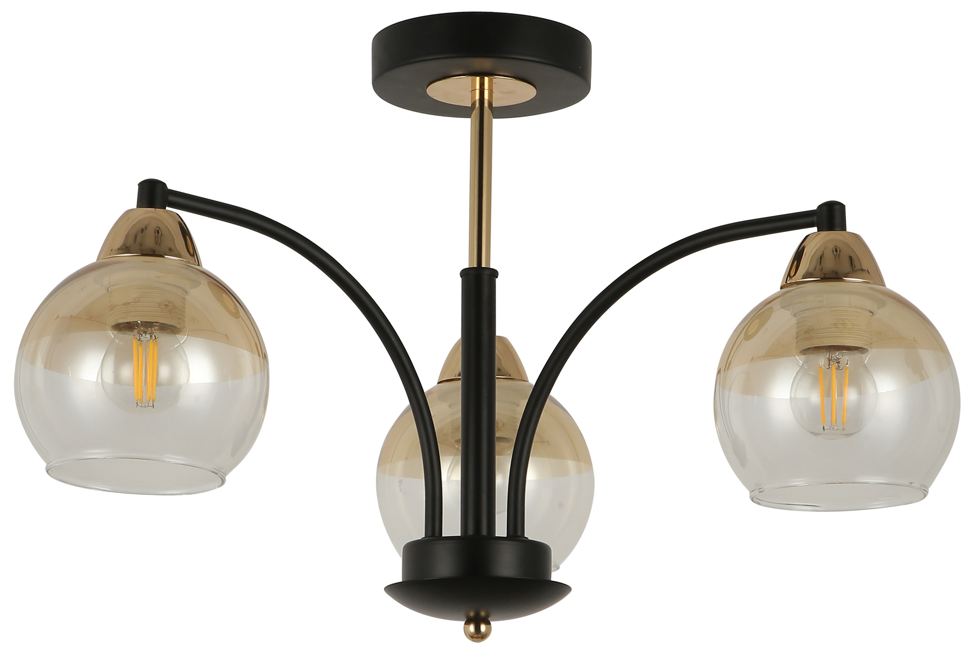 Люстра Hiper Brum H178-3 потолоч. черный