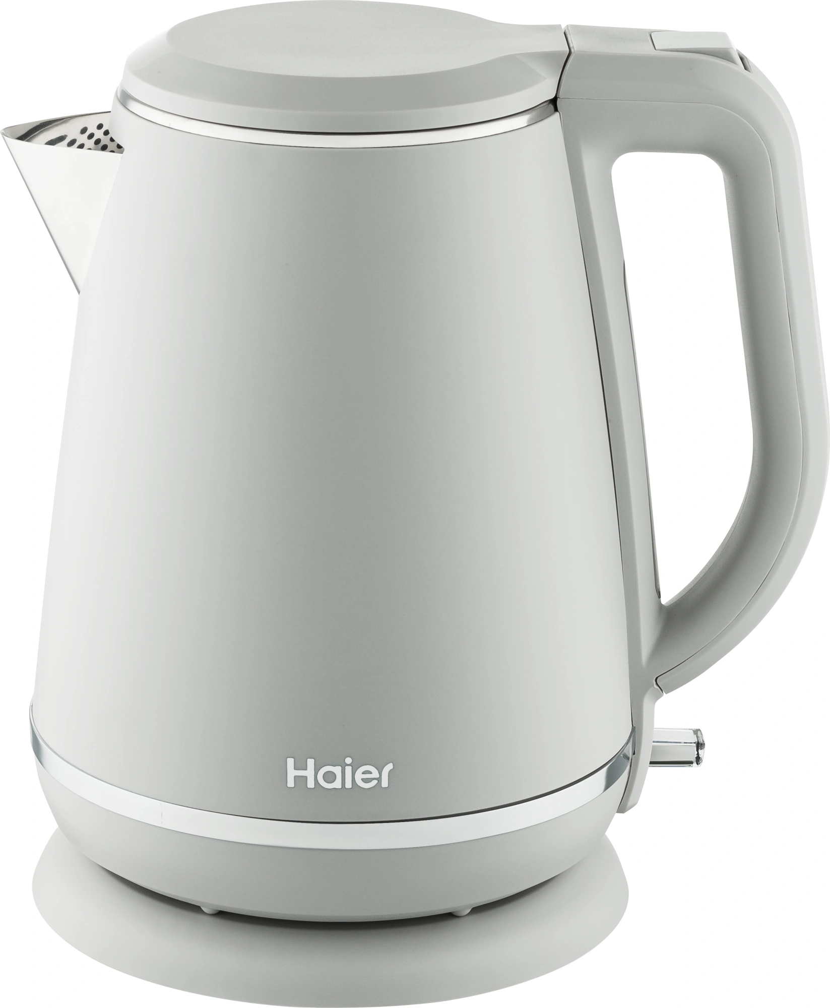 Чайник электрический Haier HK-502 1.5л. 3000Вт серый корпус: нерж.сталь/пластик (TD0029960RU)