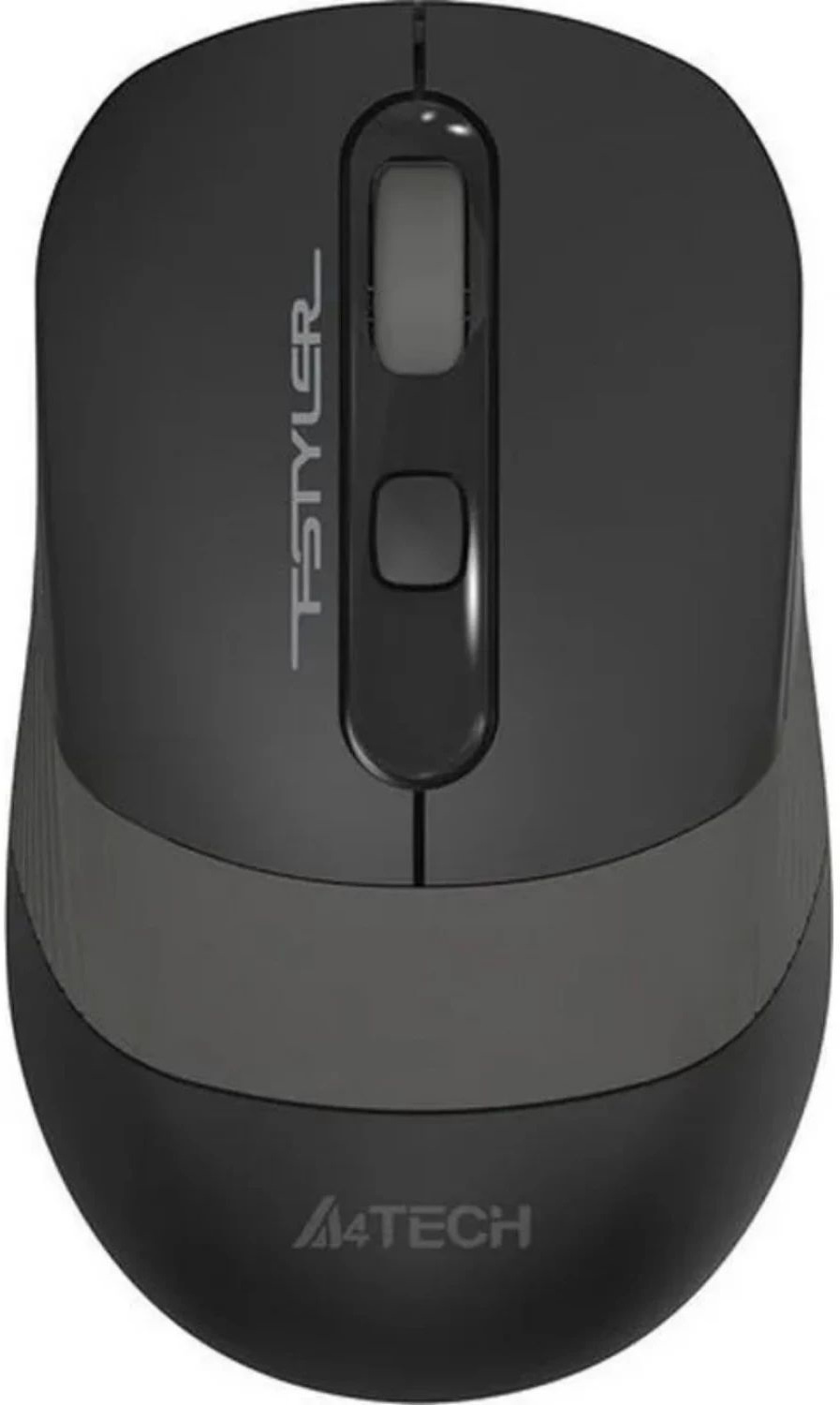 Мышь A4Tech Fstyler FM10S черный/серый оптическая 1600dpi silent USB 3but (FM10S USB GREY)