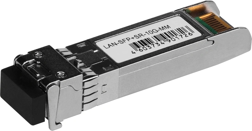Адаптер Lanmaster LAN-SFP+SR-10G-MM LC дупл. 50/125 OM4 стальной