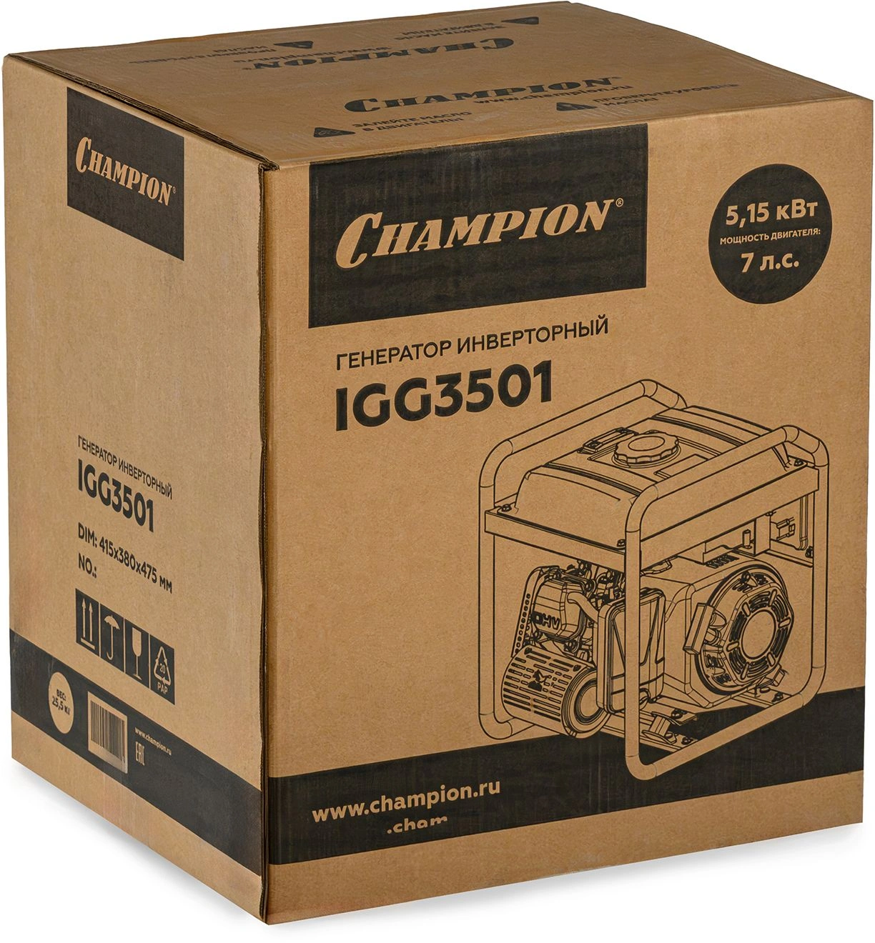 Генератор Champion IGG IGG3501 3.5кВт