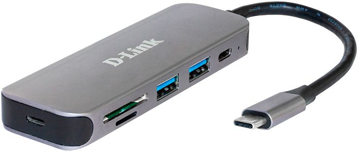 Разветвитель USB 2.0 D-Link DUB-2325 2порт. черный (DUB-2325/A1A)