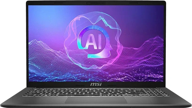 Ноутбук MSI Modern A15 AI+ F3HMG-040XRU Ryzen AI 5 330 16Gb SSD512Gb AMD Radeon Graphics 15.6" IPS FHD (1920x1080) без ОС grey WiFi BT Cam (9S7-15SK21-040)
