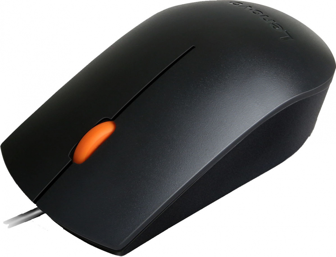 Клавиатура + мышь Lenovo 300 U клав:черный мышь:черный USB (GX30M39635)